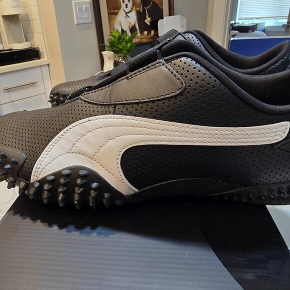 Puma Mostro PERF Sneakers Shoes Men's Size 10 397331-02 NEW BLACK WHITE - Picture 8 of 11